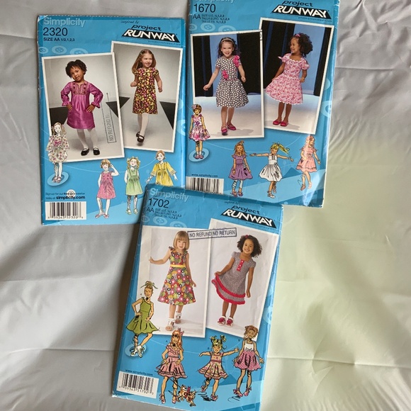 3 Simplicity Sewing Patterns - NEW UNCUT - Picture 1 of 7